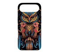 Attrape-rêves Hibou Indien Indien Plumes Tribal Arts Coque pour iPhone Air