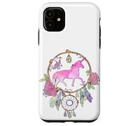 Attrape-rêves Licorne bohème Magique Violet Lilas Rose Fille Coque pour iPhone 11