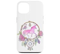 Attrape-rêves Licorne bohème Magique Violet Lilas Rose Fille Coque pour iPhone 13