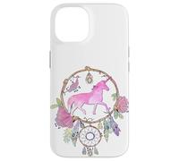 Attrape-rêves Licorne bohème Magique Violet Lilas Rose Fille Coque pour iPhone 14