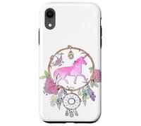Attrape-rêves Licorne bohème Magique Violet Lilas Rose Fille Coque pour iPhone XR