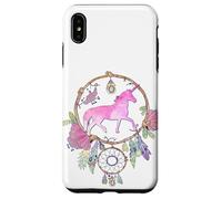 Attrape-rêves Licorne bohème Magique Violet Lilas Rose Fille Coque pour iPhone XS Max