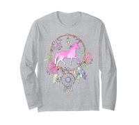 Attrape-rêves Licorne bohème Magique Violet Lilas Rose Fille Manche Longue