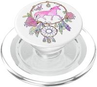 Attrape-rêves Licorne bohème Magique Violet Lilas Rose Fille PopSockets PopGrip pour MagSafe