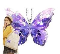 Attrape-rêves Papillon pour Voiture - Voiture Papillon | Brillant 2D Volants Animal Effet - pour intérieur véhicule Sac à Dos Maison Porte Miroir Adultes