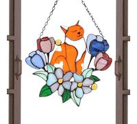 Attrape-rêves pour chats à accrocher sur les fenêtres - Capteur de rêves en acrylique pour chat | Catcher Dream Catcher, décoration pour femmes