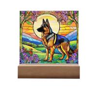 Attrape-rêves pour chiens, attrape-rêves avec souvenirs de chiens | Ornement d'attrape-rêves pour chiens fait à la main, attrape-rêves en acrylique pour chiens tachés colorés