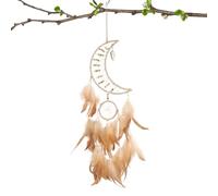 Attrape-Rêves pour Filles Attrape-Rêves Attrape-Rêves Plumes Demi Lune/Etoile Voiture Attrape-Rêves Mural Attrape-Rêves de Mariage Capteur de Rêves pour Voiture