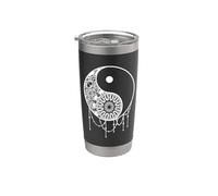 Attrape-rêves Yin et Yang Gobelet isotherme en acier inoxydable double paroi