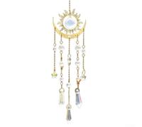 Attrape-soleil, 40 cm doré pour carillon éolien en cristal, décoration à suspendre, réfractaire de la lumière pour la maison, le jardin, la terrasse