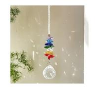 Attrape-soleil à prisme en boule de cristal, ornements suspendus for la décoration de la maison(Type2)