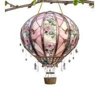 Attrape-Soleil Ballon à Air Chaud 2D en Acrylique | Pendentif Montgolfière - Ornement Décor Fenêtre pour Femmes Panneau Jardin Cuisine Salon