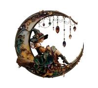 Attrape-Soleil Cristal Suspendu, Decoration Halloween A Suspendre,Decoration Halloween Interieur Murale Maison,DéCoration en Verre Teinté Acrylique à Suspendre (A)