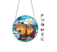 Attrape-soleil de fenêtre - Décoration d'intérieur en acrylique 2D à collectionner - Puzzle mural - Attrape-soleil décoratif pour intérieur et extérieur, rebords de fenêtre, arbre, fêtes de vacances