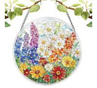 Attrape-soleil de fenêtre, puzzle décoratif en acrylique 2D, décoration de fenêtre à suspendre pour intérieur et extérieur, rebord de fenêtre, cour, arbre, balcon, chambre à coucher, salon