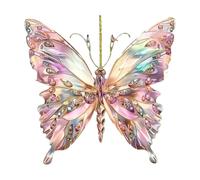 Attrape-Soleil de Voiture - Breloque en Forme d'animal Volant en pailleté, Ornement Arc-en- 2D, Pendentif Attrape-Soleil pour fenêtre, décoration de rétroviseur, Accessoire de Sac à Main,