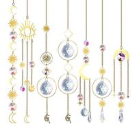 Attrape-Soleil Décoratif En Cristal Pour La Maison Et Le Jardin ¿ Idée Cadeau Diy Avec 7 Boules De Cristal Pour Une Énergie Positive