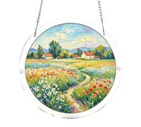 Attrape-soleil décoratif pour la maison, pendentif en acrylique coloré 2D, attrape-soleil, décoration pour rebords de fenêtre intérieurs et extérieurs, cour, arbre, balcon, chambre, salon, plage et