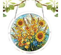 Attrape-soleil décoratif pour la maison, pendentif en acrylique coloré 2D, attrape-soleil, décoration pour rebords de fenêtre intérieurs et extérieurs, cour, arbre, balcon, chambre, salon, plage et