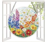 Attrape-soleil décoratif pour la maison, pendentif en acrylique coloré 2D, attrape-soleil, décoration pour rebords de fenêtre intérieurs et extérieurs, cour, arbre, balcon, chambre, salon, plage et