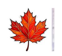 Attrape-soleil en acrylique en forme de feuilles d'érable - Décoration 2D en acrylique pour l'automne, Thanksgiving - Décoration murale pour fenêtre, cour, jardin, pendaison de crémaillère, bureau