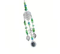 Attrape-Soleil en avec Pendentif en Forme de Feuille, décoration de Artificielle, Perles de Verre suspendues, Espace intérieur et extérieur, décorations de Bureau à Domicile