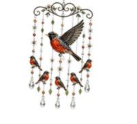 Attrape-soleil en cristal pour fenêtre à suspendre - Carillon à vent - Attrape-soleil arc-en-ciel - Décoration de maison et de jardin - Attrape-soleil en cristal à suspendre