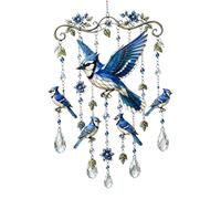Attrape-soleil en cristal pour fenêtre à suspendre - Carillon à vent - Attrape-soleil arc-en-ciel - Décoration de maison et de jardin - Attrape-soleil en cristal à suspendre