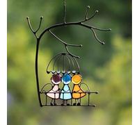 Attrape-Soleil En Vitrail, Attrape-Soleil Ange, Attrape-Soleil Toi Et Moi, Attrape-Soleil Personnalisé Pour Couples, Attrape-Soleil Couple à Suspendre, Décoration D'intérieur Pour Amis Et Famille(Fami