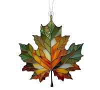 Attrape-soleil feuille d'automne - Ornement de feuilles d'érable aclyrique teintées, pendentif feuilles d'automne à suspendre, décoration d'intérieur, art mural, feuilles d'érable décoration