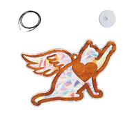 Attrape-Soleil Mémoriel pour Animaux | Décor Artistique Créateur d'arc-en- Décorations Suspendables Intérieur Extérieur - pour Maison Chambre Vitrine Extérieur Terrasse Balcon Arbre