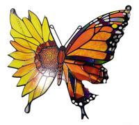 Attrape-soleil moderne en forme de papillon pour fenêtres et murs Ajoute des effets de lumière naturelle à n'importe quelle pièce élément décoratif pour les espaces intérieurs (papillon)