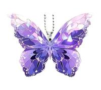 Attrape-Soleil Papillon pour Voiture - Animal Volant À Paillettes Arc-en- 2D, Accessoires De Voiture | Décoration Intérieure De Véhicule, Ornement Suspendu Ďe Rétroviseur Đe Sac À Main D'étudiant,