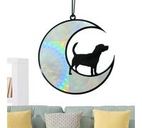 Attrape-Soleil pour Chien - Décoration commémorative en Acrylique | Attrape-lumière pour Murs, fenêtres, vérandas, balcons - Cadeau Souvenir décoratif Mignon et pour la Perte d'une Maison