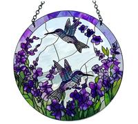 Attrape-soleil pour fenêtre à suspendre - 15,2 cm - Colibri - Avec chaîne et ventouse - Cadeau pour maman et amoureux des oiseaux