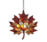 Attrape-Soleil pour Fenêtre - Attrape-Lumière 2D Feuilles d'Érable d'automne pour Fenêtre - Décoration De Thanksgiving, Ornements Décoratifs d'art Mural - pour Jardin Chambre Cour Mur Portes Balcons