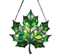 Attrape-Soleil pour Fenêtre Intérieure - 2D Feuilles D'Érable D'Automne Pendentif D'Art De Fenêtre Capteur De Soleil,Pendentif Esthétique Murale, Décoration Thanksgiving | Polyvalence Intérieur Extéri