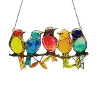 Attrape-Soleil pour fenêtre,Pendentif Décoratif 2D en Acrylique - Ornement de Perchoir pour Oiseaux à Suspendre au Mur | pour Fêtes, Chambre, Salon, Balcon, Jardin