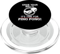 Attrape tes balles c’est l’Heure du ping Pong Maintenant PopSockets PopGrip pour MagSafe