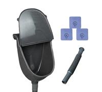 Attrape-Urinoir Homme - Pipi Extérieur, Compartiment de Toilette Monté | Conteneur en Plastique Hygiénique avec Couvercle Anti-éclaboussures, Réglage de Salle de Bain Portable pour Jardins Expatriés