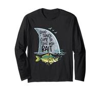 Attraper des Poissons drôles de Bonnes Choses Viennent à Ceux Qui appâtent Manche Longue