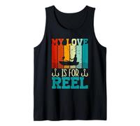 Attraper Les Poissons drôle My Love is for Reel Débardeur