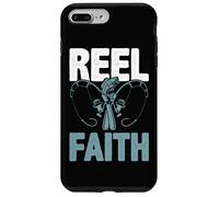 Attraper Les Poissons drôle Religion Blague I Reel Faith Coque pour iPhone 7 Plus/8 Plus