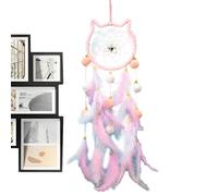 Attrapes-rêves pour, Attrape-rêves pour Filles | Décor Suspendu Dreamcatcher d’intérieur,Carillon éolien Fait à la Main, Attrape-rêves en Plumes, Cintre Mural pour galerie, Chambre d'enfant,