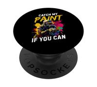 Attrapez ma Peinture si Vous Savez Jouer au Paintball PopSockets PopGrip Adhésif