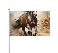 Attrayant et choquant. Drapeau d'extérieur dlxw 0,9 x 1,5 m avec tête en toile, résistant aux UV, excellent savoir-faire, superbe et éblouissant