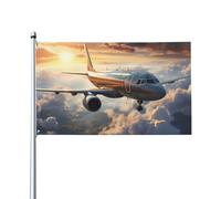 Attrayant et choquant! Les avions DLXW de 0,9 x 1,5 m sont des drapeaux d'extérieur avec en-tête en toile, résistants aux UV, excellent savoir-faire, superbe et éblouissant