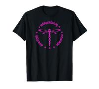 Attributs de Libellule tribale Totem Rosatish Rose T-Shirt