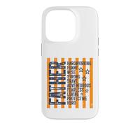 Attributs du père - Héros Aimant et travailleur Coque pour iPhone 14 Pro