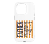 Attributs du père - Héros Aimant et travailleur Coque pour iPhone 15 Pro